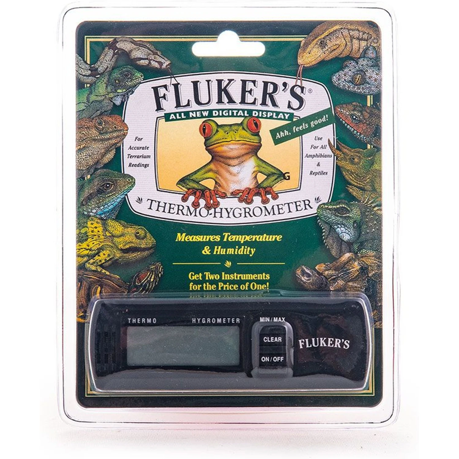 Fluker's Thermo-Hygrometer