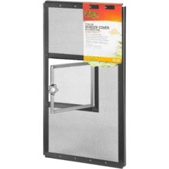 Zilla Fresh Air Screen Cover With Hinged Door For Terrariums, 20-in