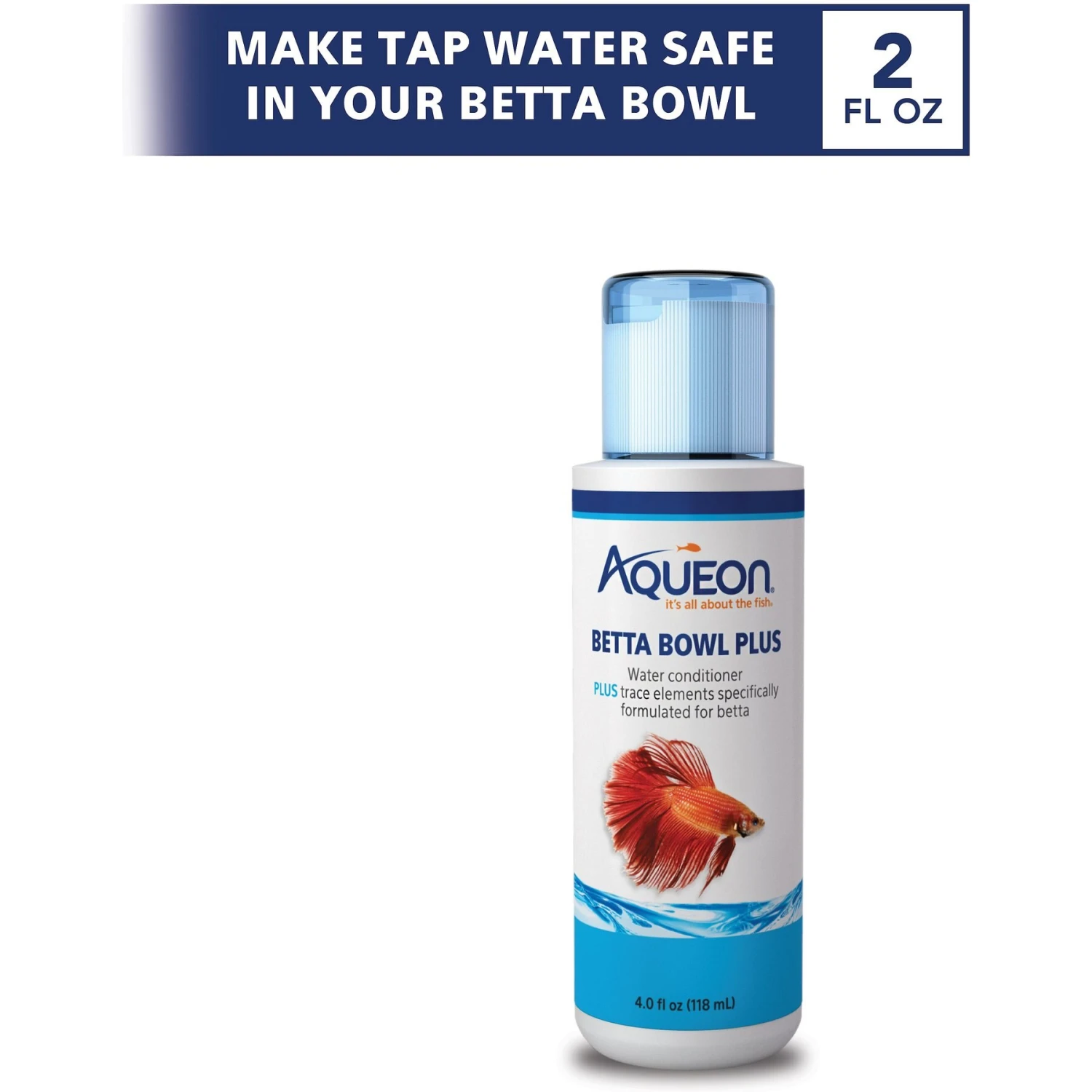 Aqueon Betta Bowl Plus Water Conditioner - Image 3