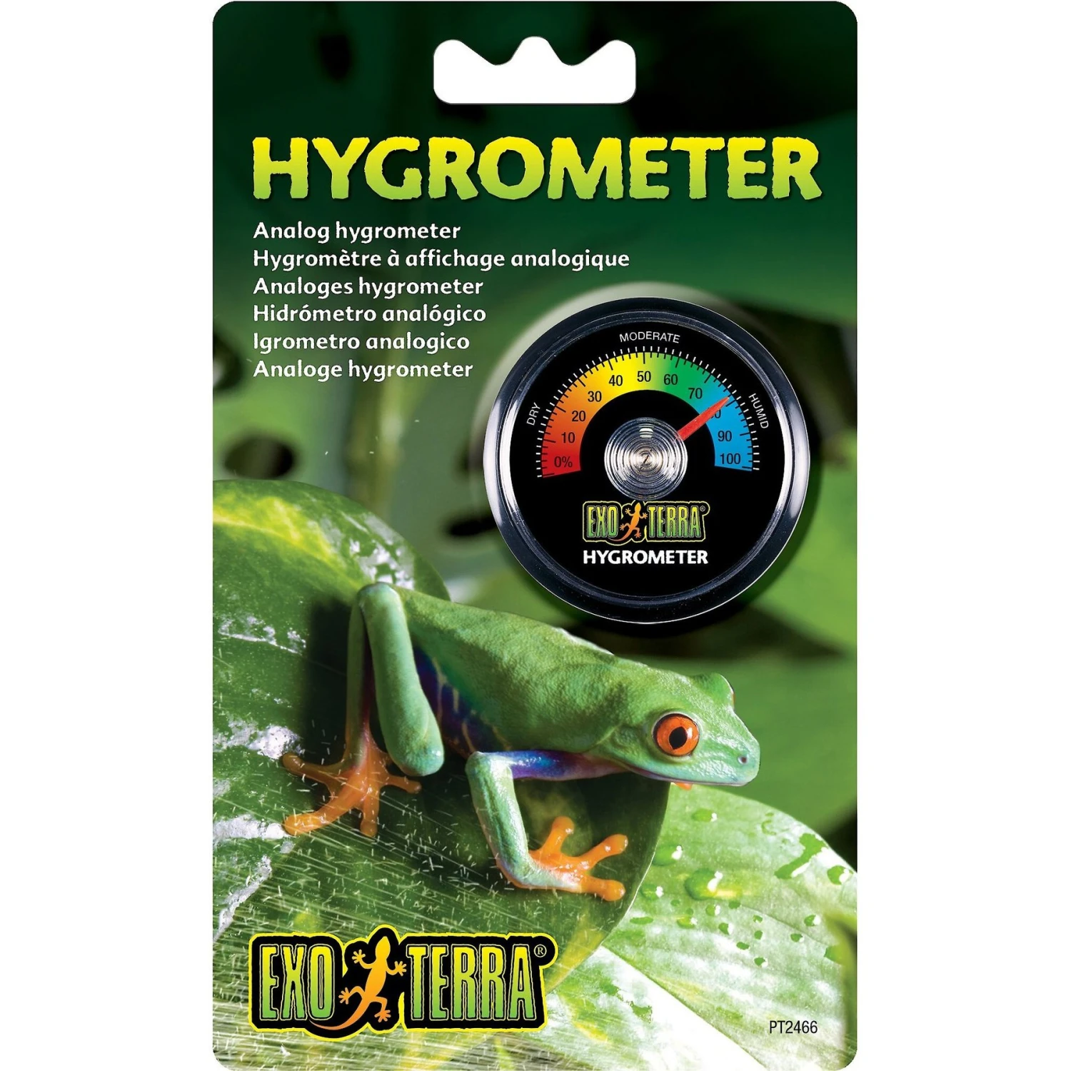 Exo Terra Analog Hygrometer For Reptiles