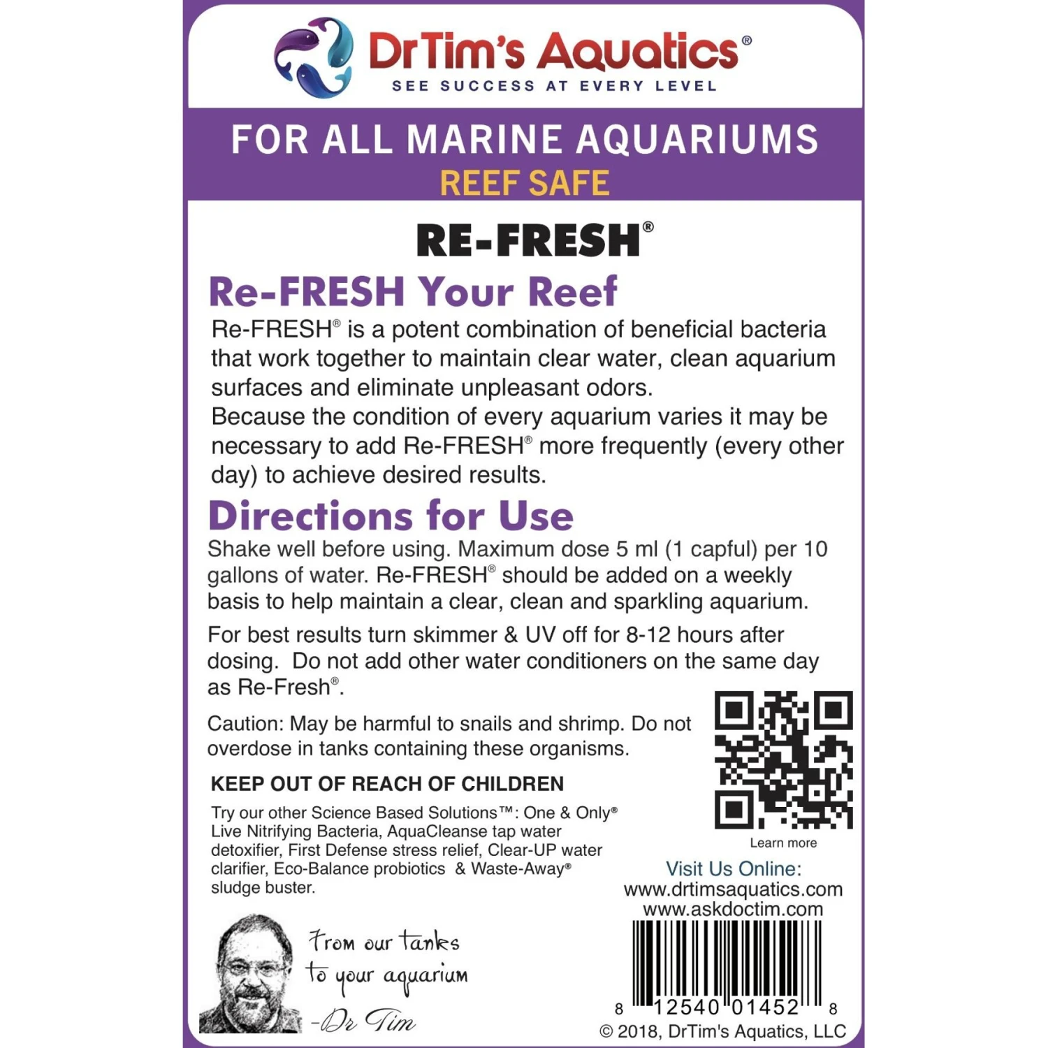 Dr. Tim's Aquatics Re-Fresh Reef Tank Revitalizer - Image 6