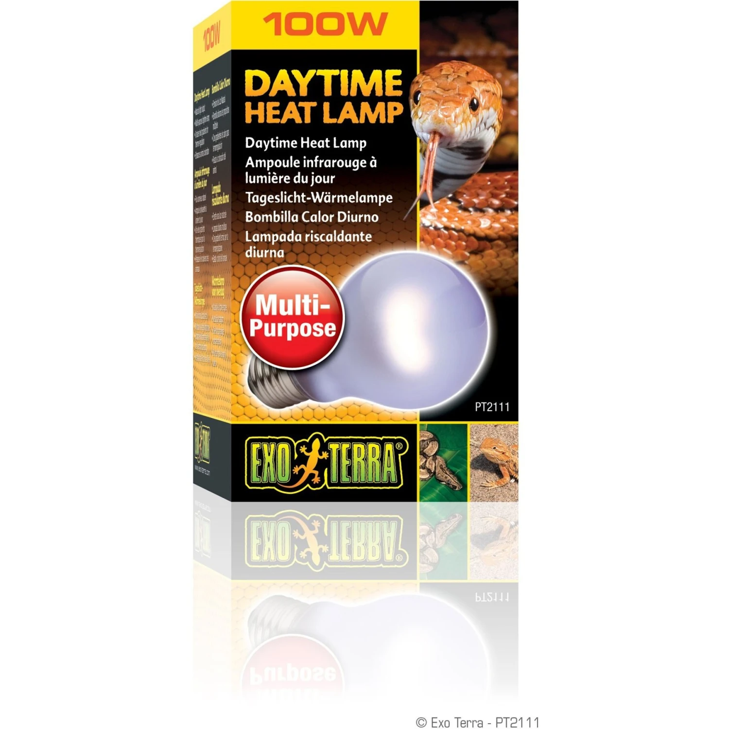 Exo Terra Daytime Heat Lamp, 100-watt