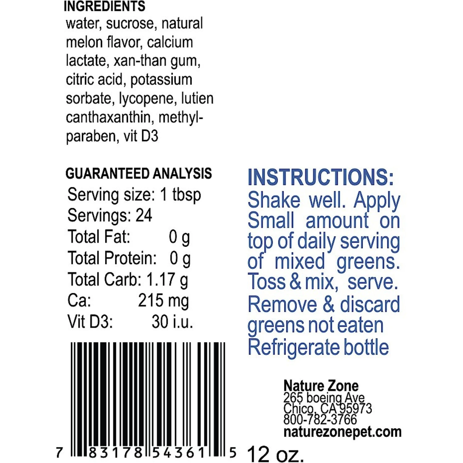 Nature Zone Tortoise Salad Dressing - Image 3