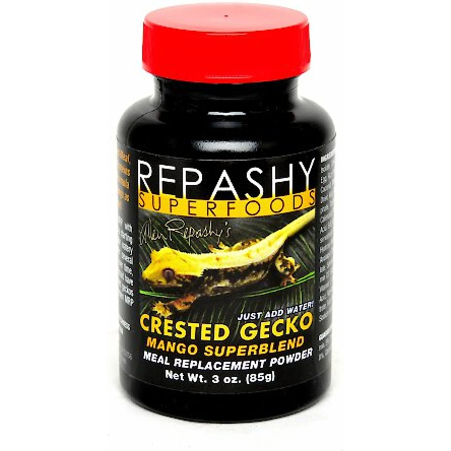Repashy Superfoods Crested Gecko Mango Superblend Meal Replacement Powder Reptile Food, 3-oz Bottle