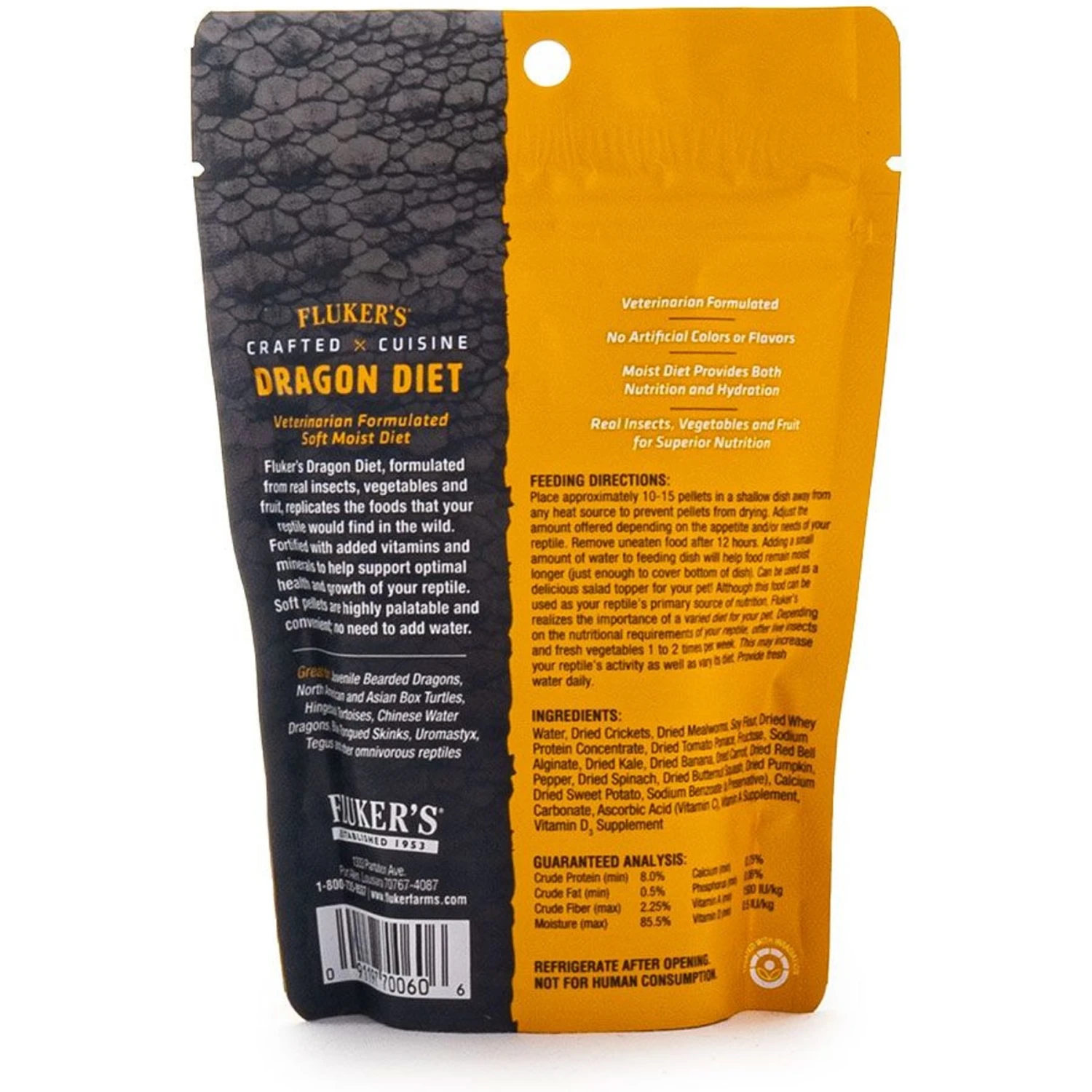 Fluker's Crafted Cuisine Juvenile Bearded Dragon Diet Reptile Food - Image 2