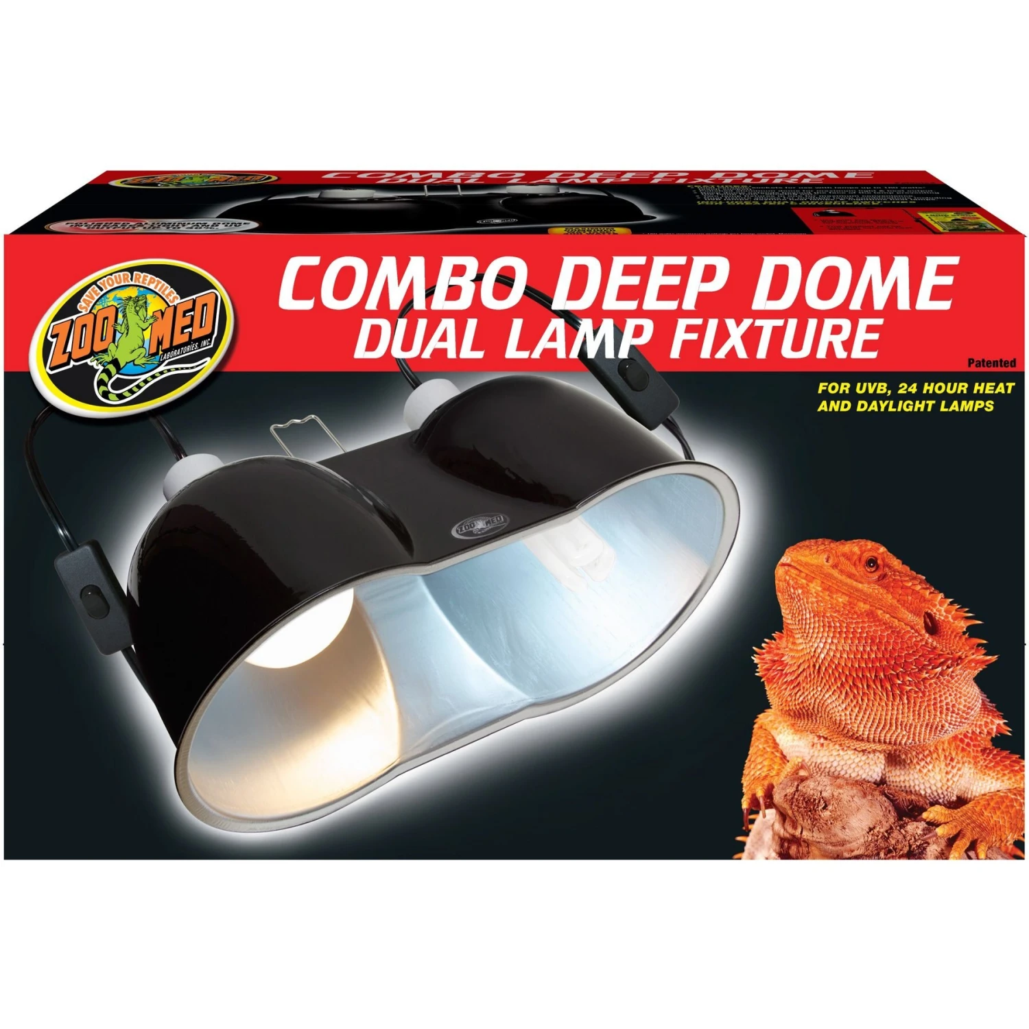 Zoo Med Combo Deep Dome Lamp, Large - Image 2