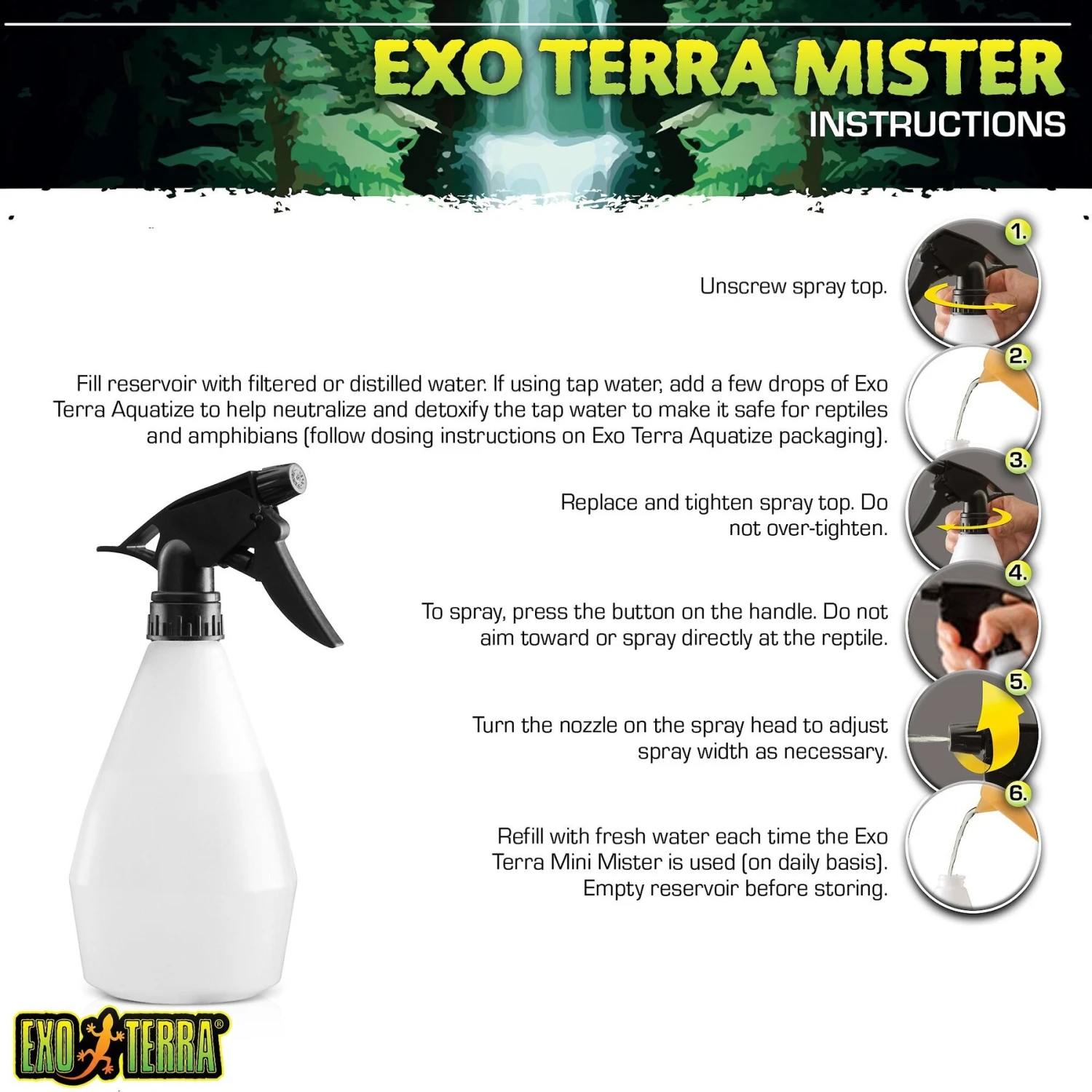 Exo Terra Mini Mister Spray Bottle - Image 3