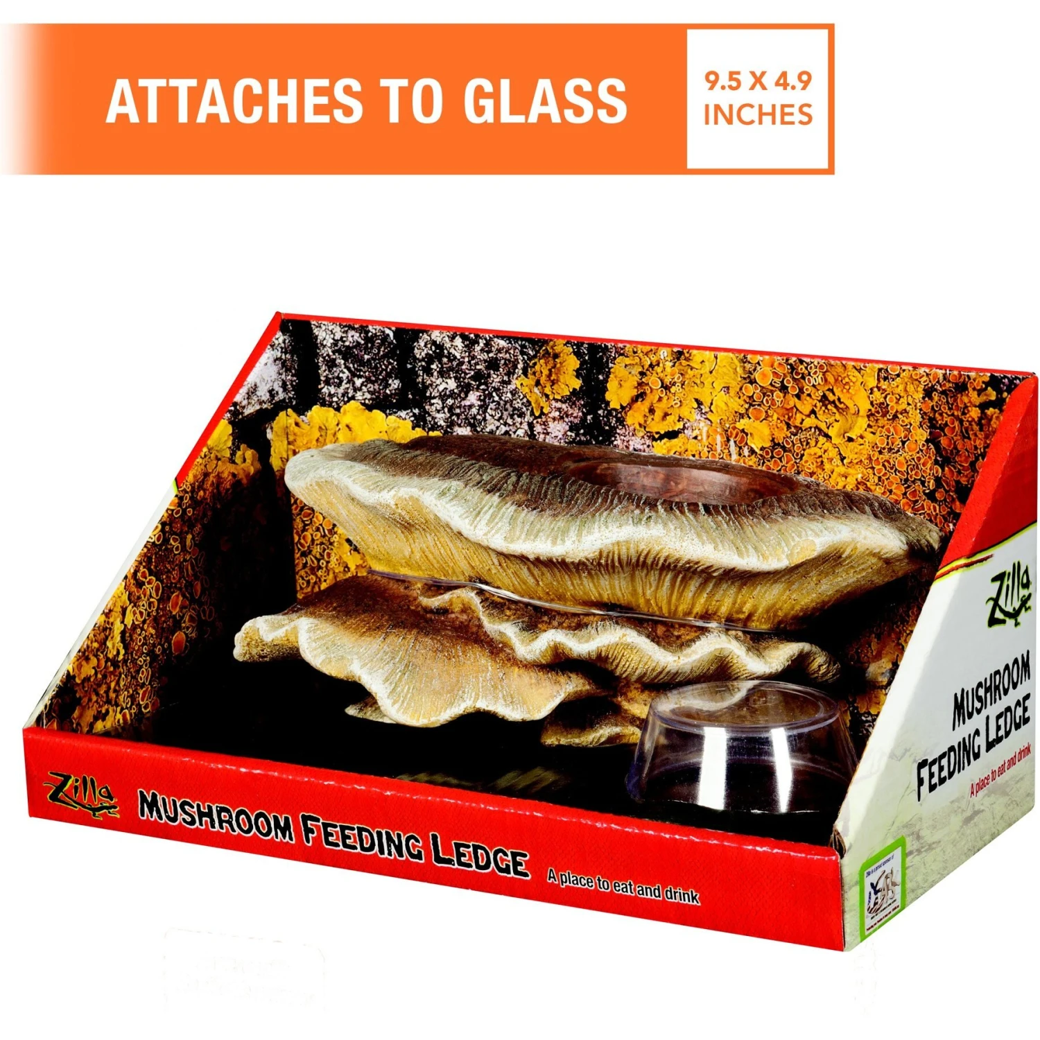 Zilla Vertical Decor Mushroom Feeding Ledge - Image 2