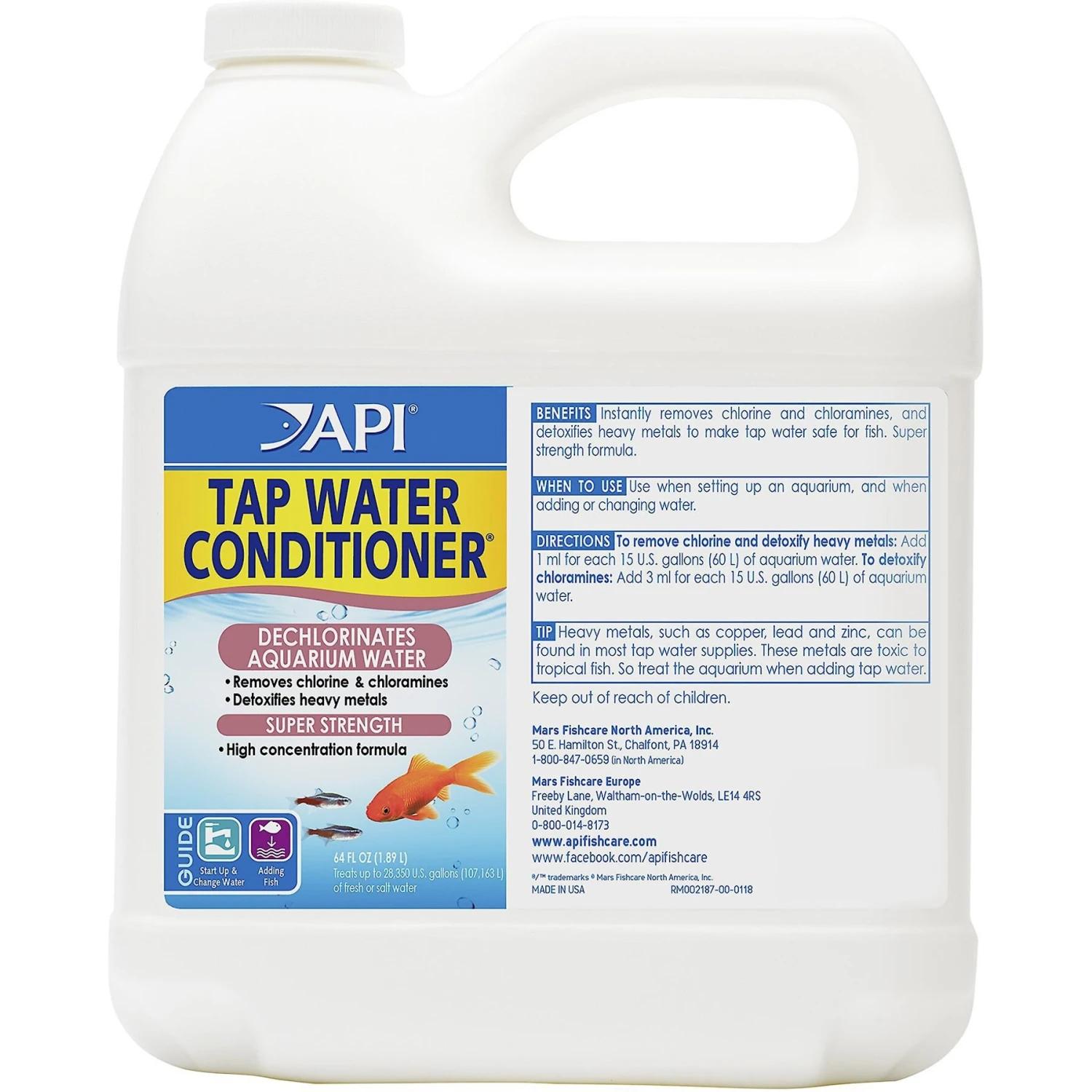 API Tap Water Conditioner Aquarium Water Conditioner