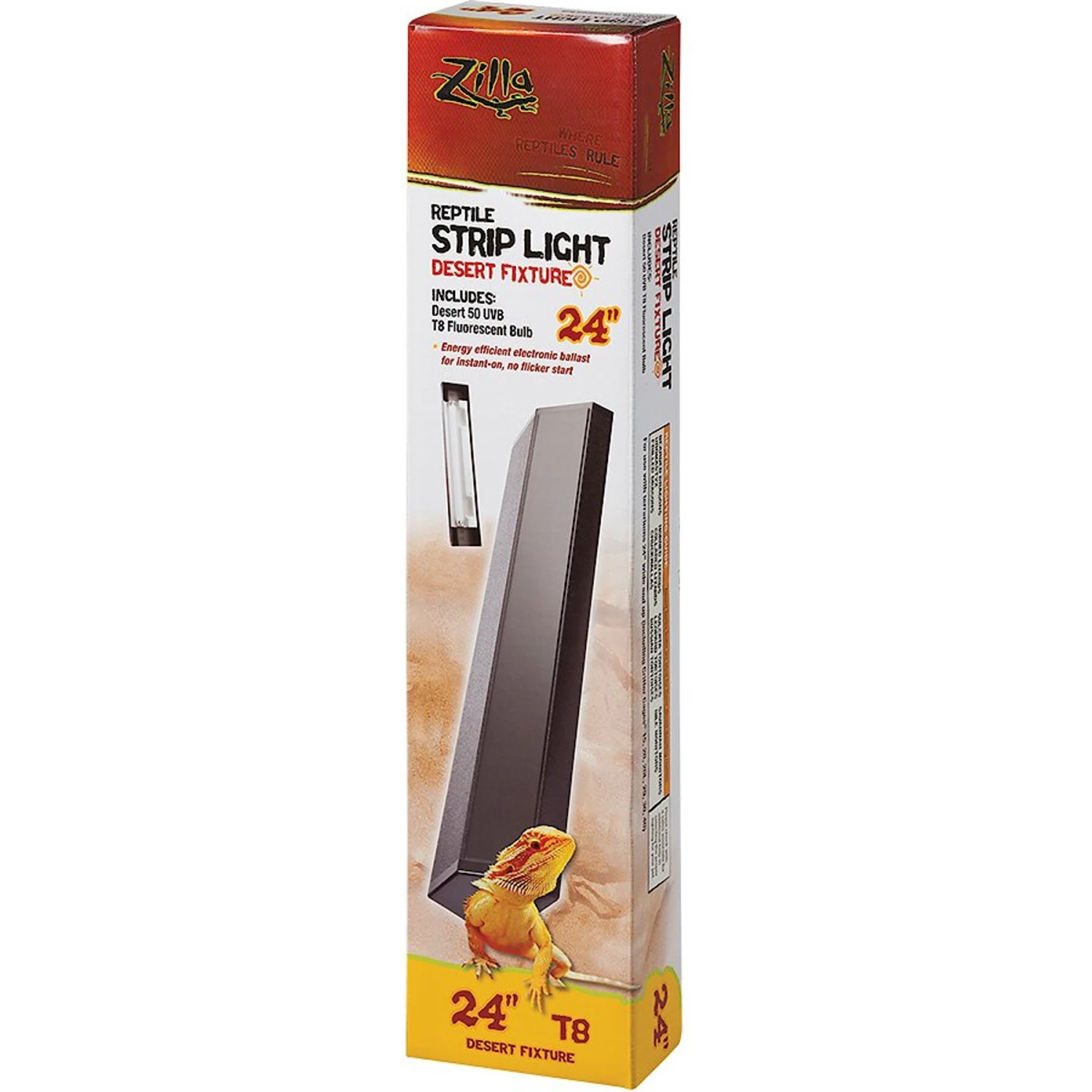 Zilla T8 Reptile Strip Desert Light Fixture