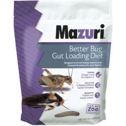 Mazuri Better Bug Gut Loading Feeder Insect Supplement, 8-oz Bag