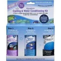 Microbe-Lift Aquarium Cycling & Water Conditioning Kit, 4-oz Bottle