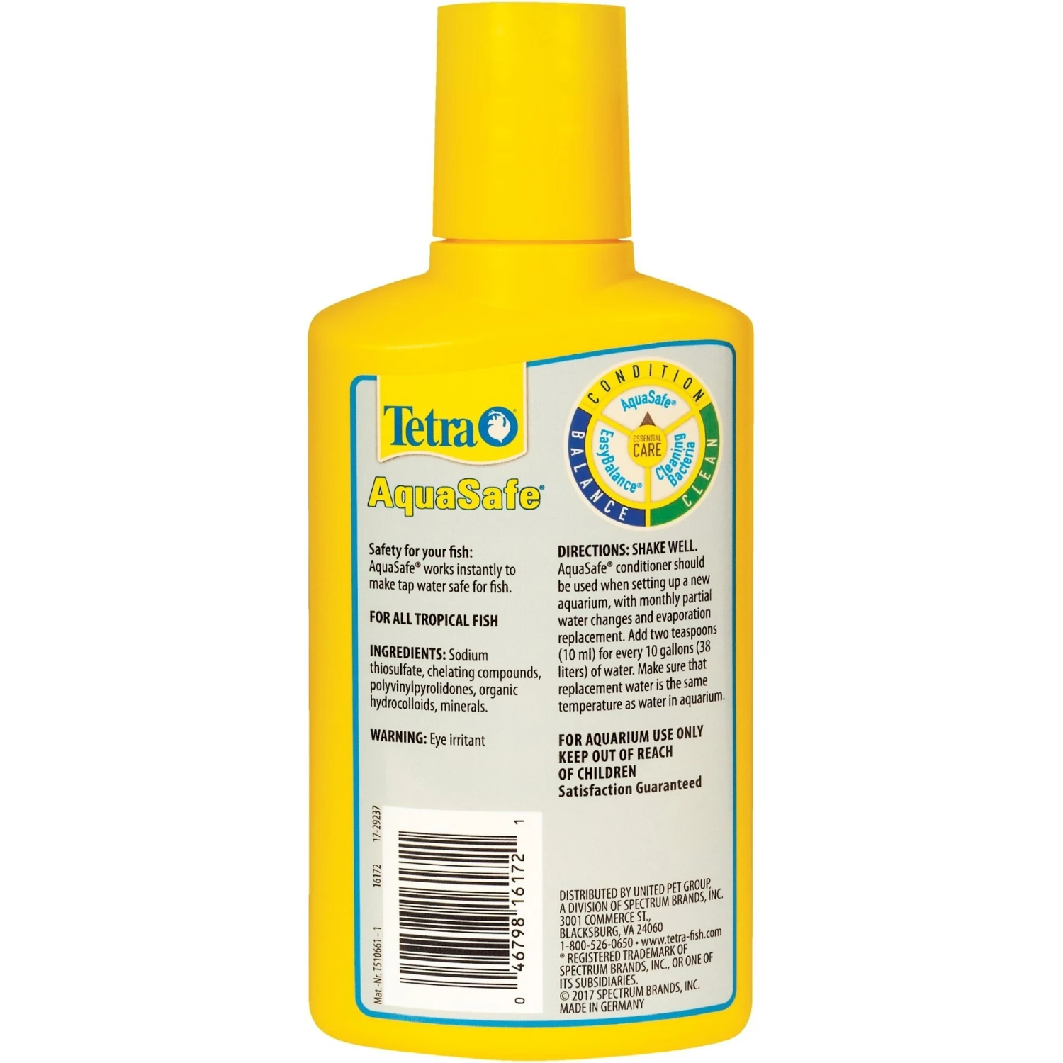 Tetra AquaSafe Aquarium Water Conditioner, 8.45-oz Bottle - Image 2