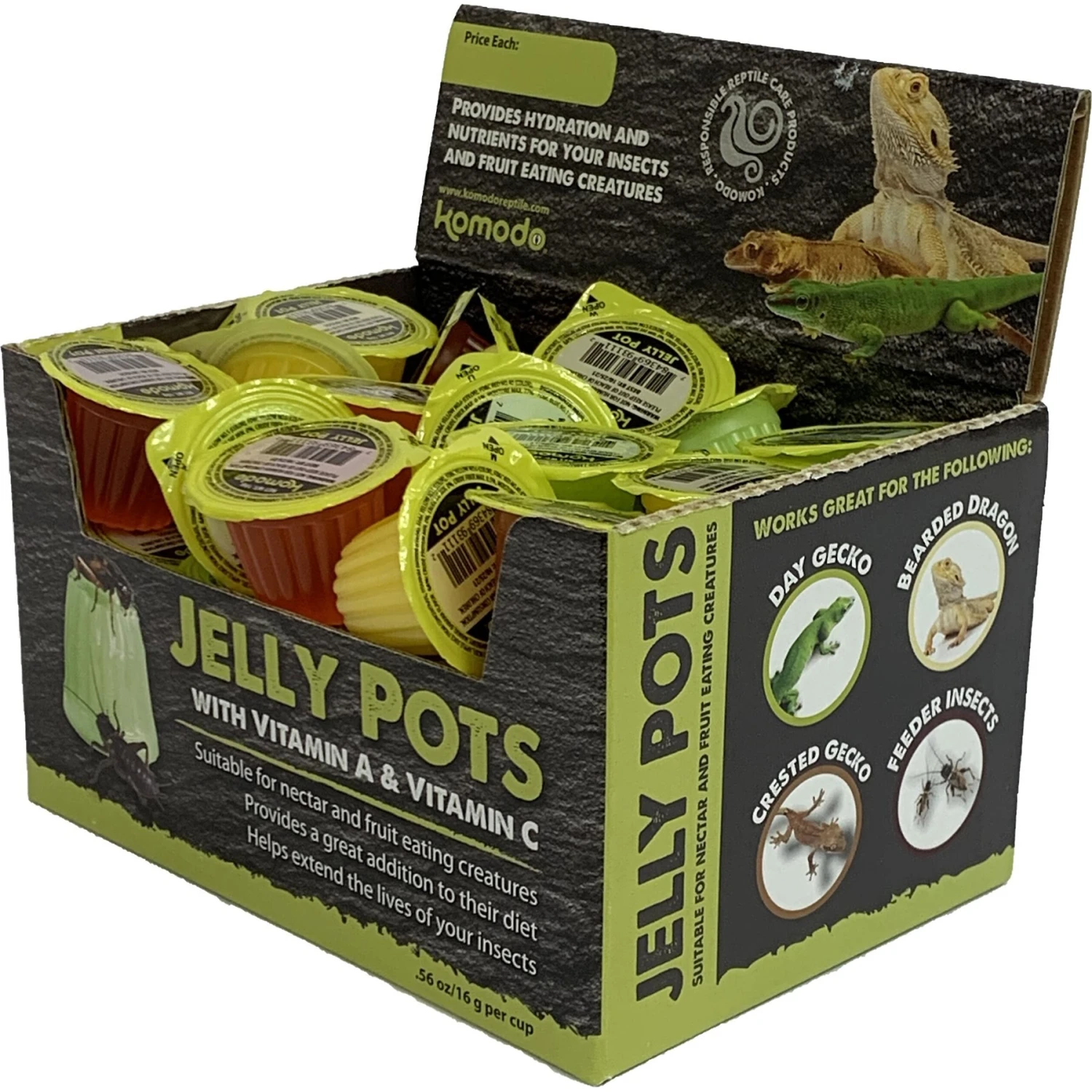 Komodo Jelly Pots Reptile Food - Image 2