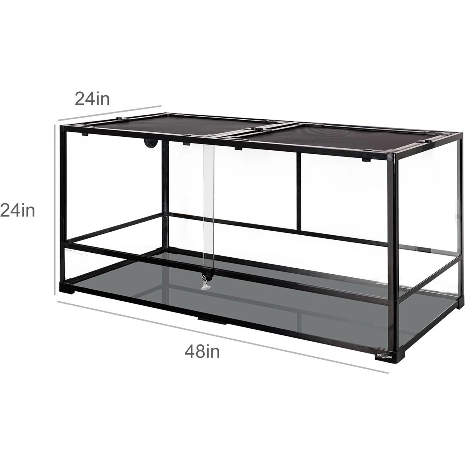REPTI ZOO Large Glass Reptile Terrarium - Image 3