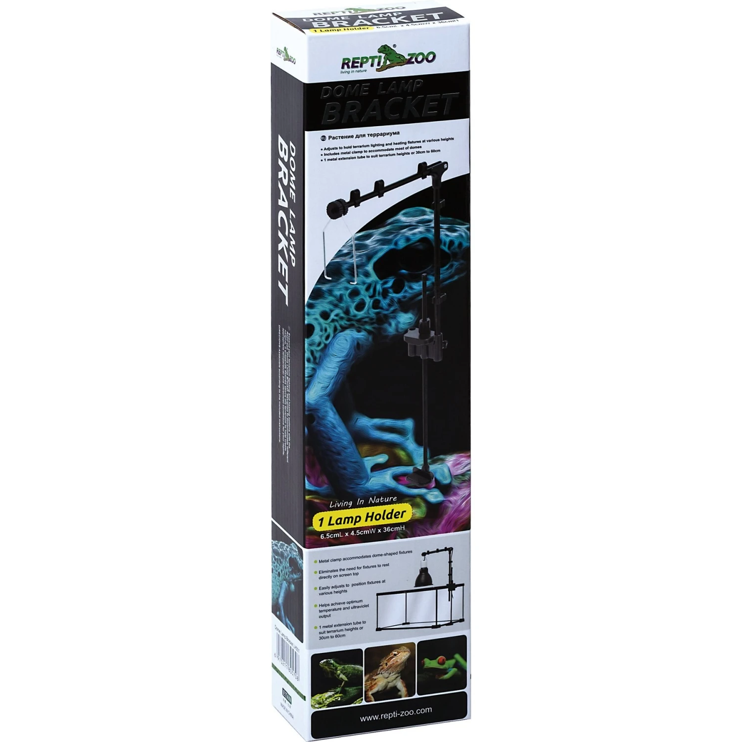 REPTI ZOO Double Hanger Reptile Terrarium Lamp Stand - Image 2