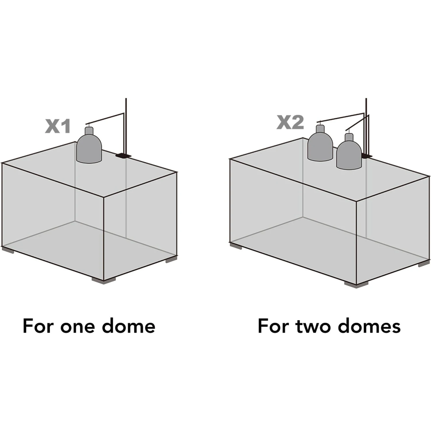 REPTI ZOO Double Hanger Reptile Terrarium Lamp Stand - Image 5