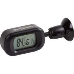 REPTI ZOO 360 Rotation Mini Digital Thermo-Hygrometer Reptile Terrarium Temperature Gauge, 2 Count