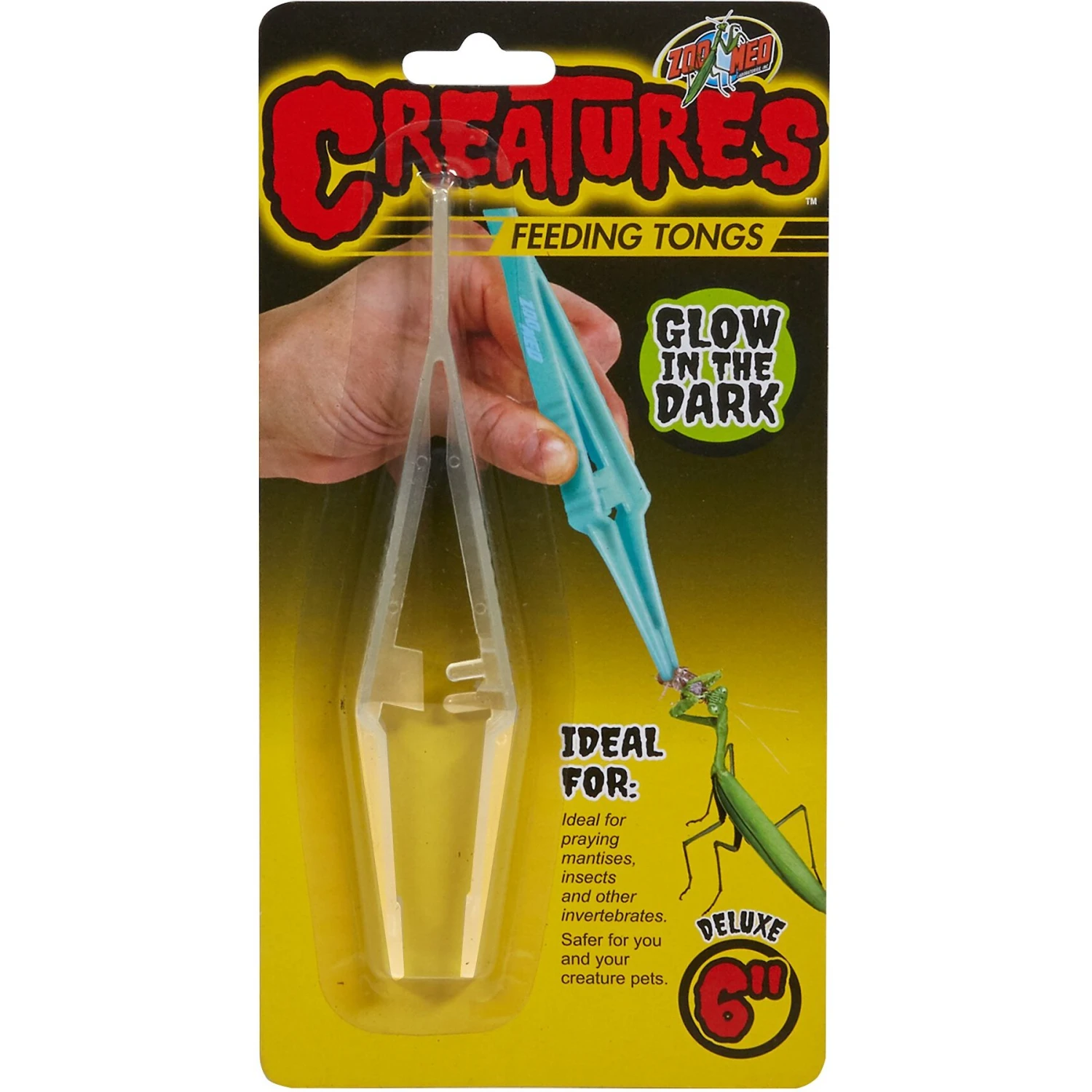 Zoo Med Creatures Glow In The Dark Reptile Feeding Tongs