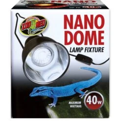 Zoo Med Nano Dome Reptile Terrarium Lamp Fixture, 40-watt