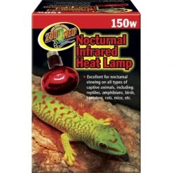 Zoo Med Nocturnal Infrared Reptile Terrarium Heat Lamp