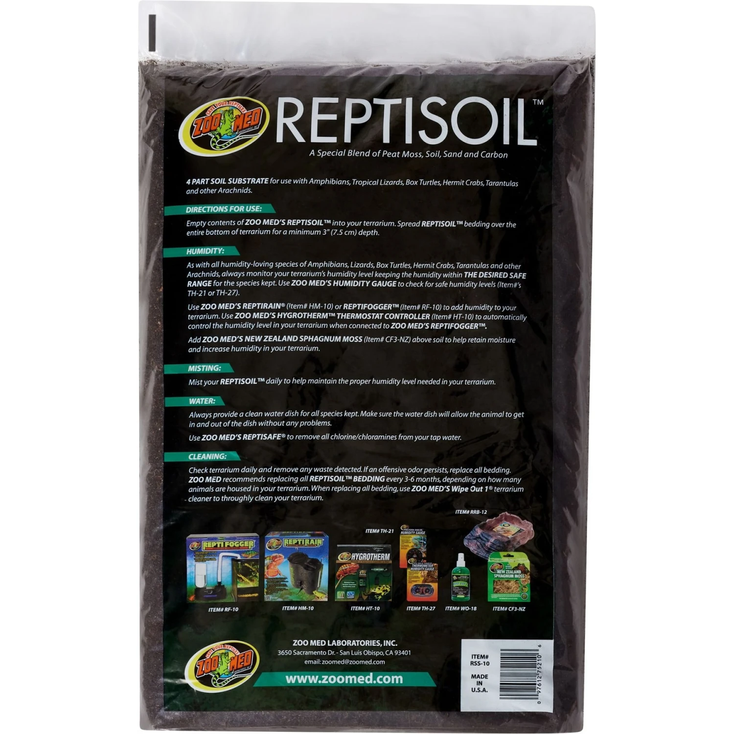 Zoo Med ReptiSoil Reptile Soil, 10-qt Bag - Image 2