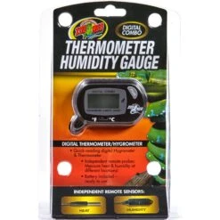 Zoo Med Digital Combo Reptile Terrarium Thermometer Humidity Gauge