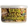 Zoo Med Can O' Superworms Extra Large Mealworms Reptile Food, 1.2-oz Can