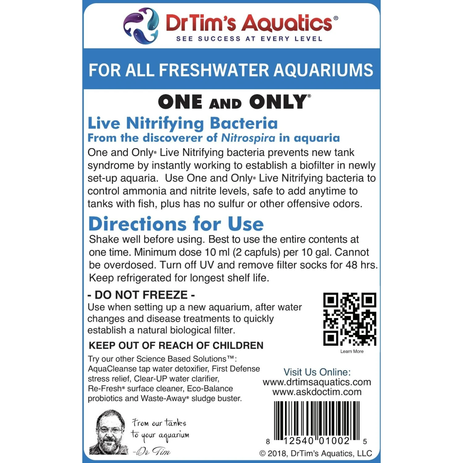 Dr. Tim's Aquatics One & Only Freshwater Aquarium Cleaner - Image 3