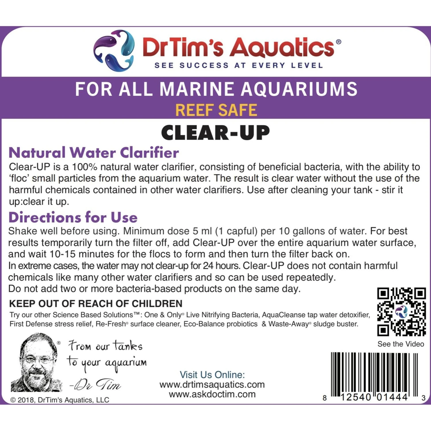 Dr. Tim's Aquatics Reef Clear-Up Marine Aquarium Cleaner - Image 3