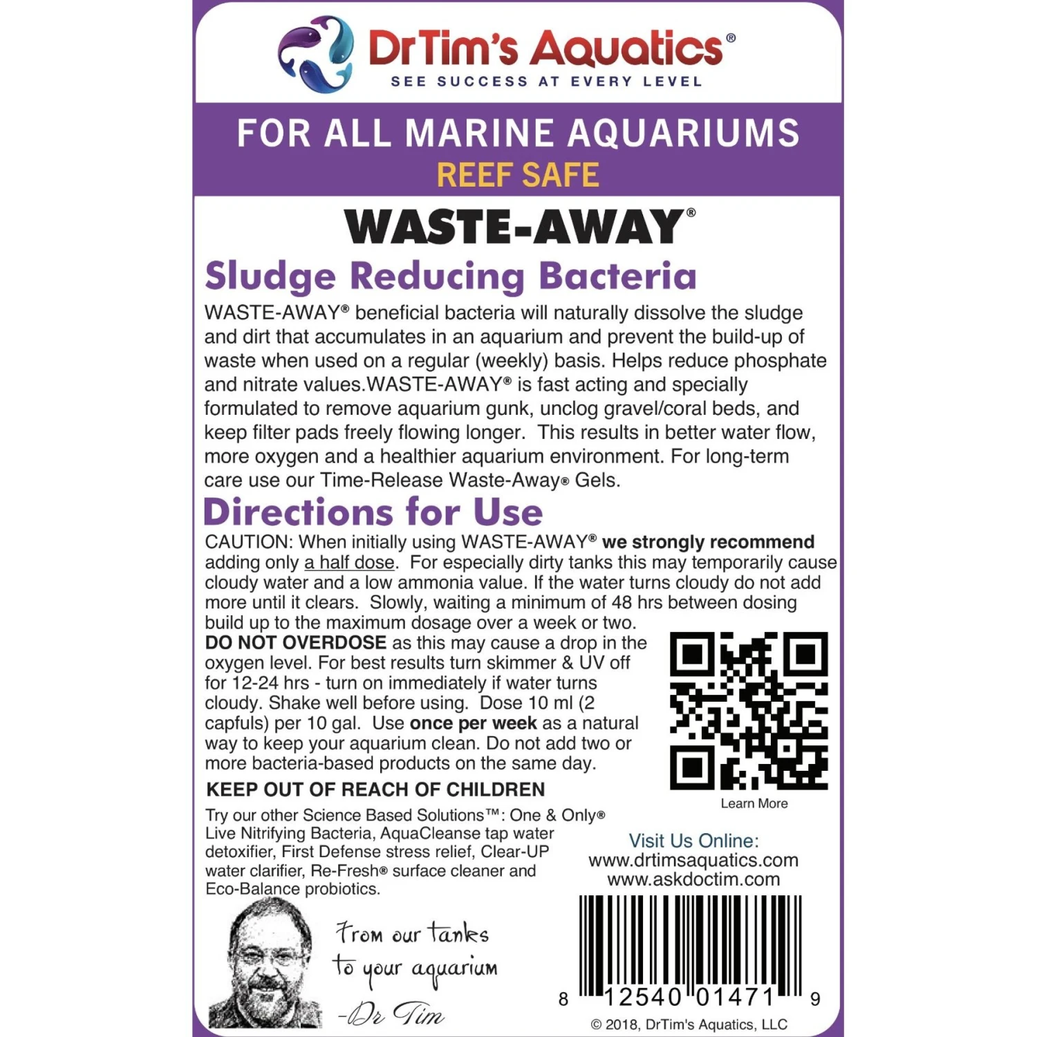 Dr. Tim's Aquatics Reef Waste-Away Marine Aquarium Cleaner - Image 6
