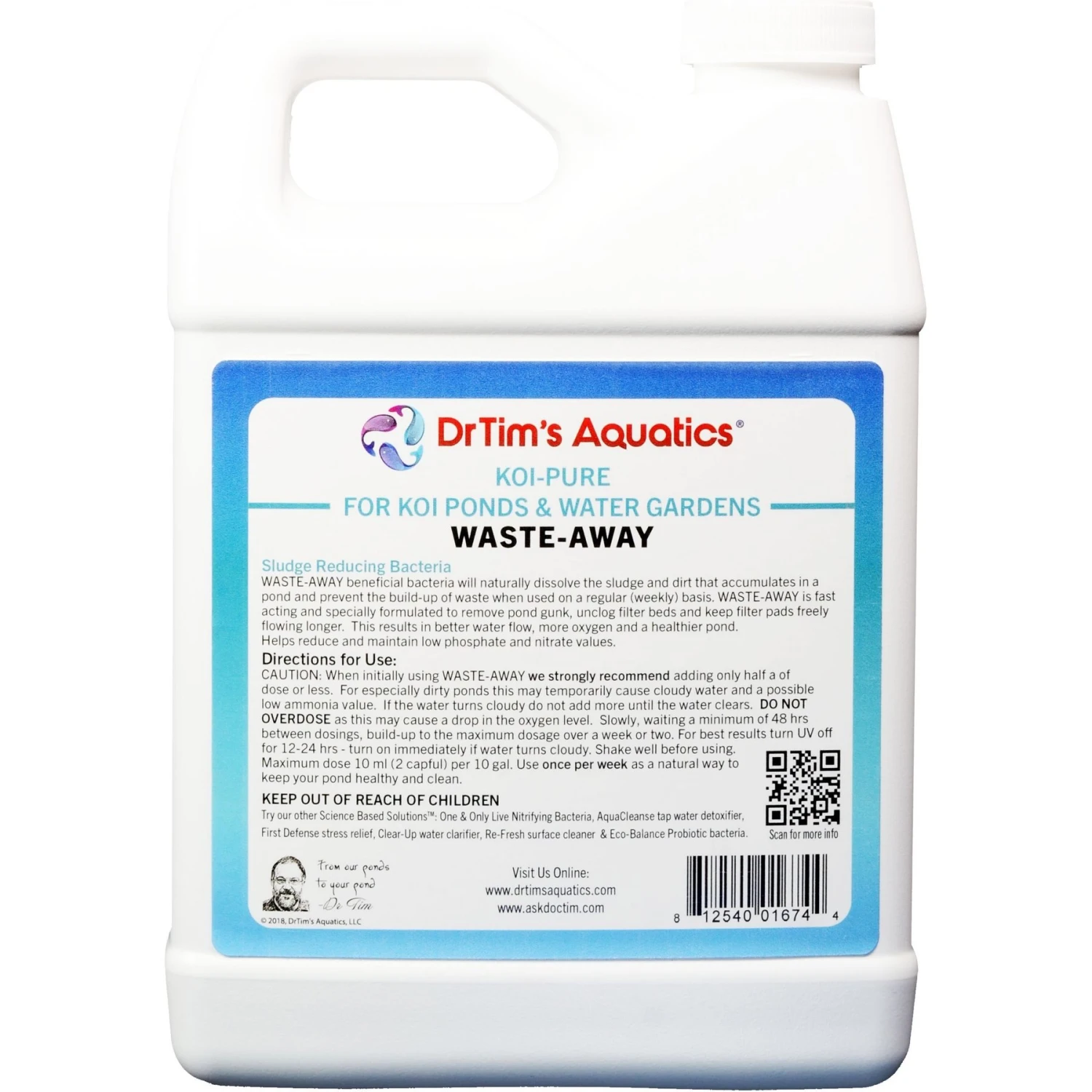 Dr. Tim's Aquatics Waste-Away Koi Ponds & Water Gardens Cleaner - Image 2