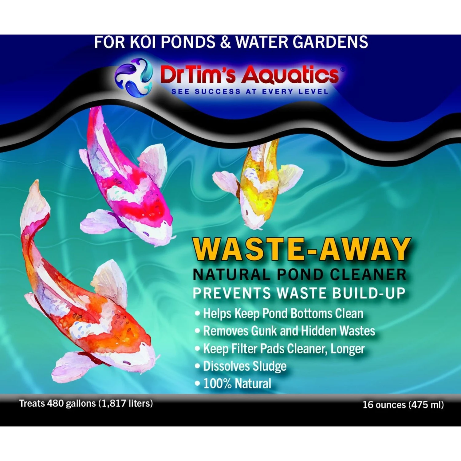 Dr. Tim's Aquatics Waste-Away Koi Ponds & Water Gardens Cleaner - Image 3