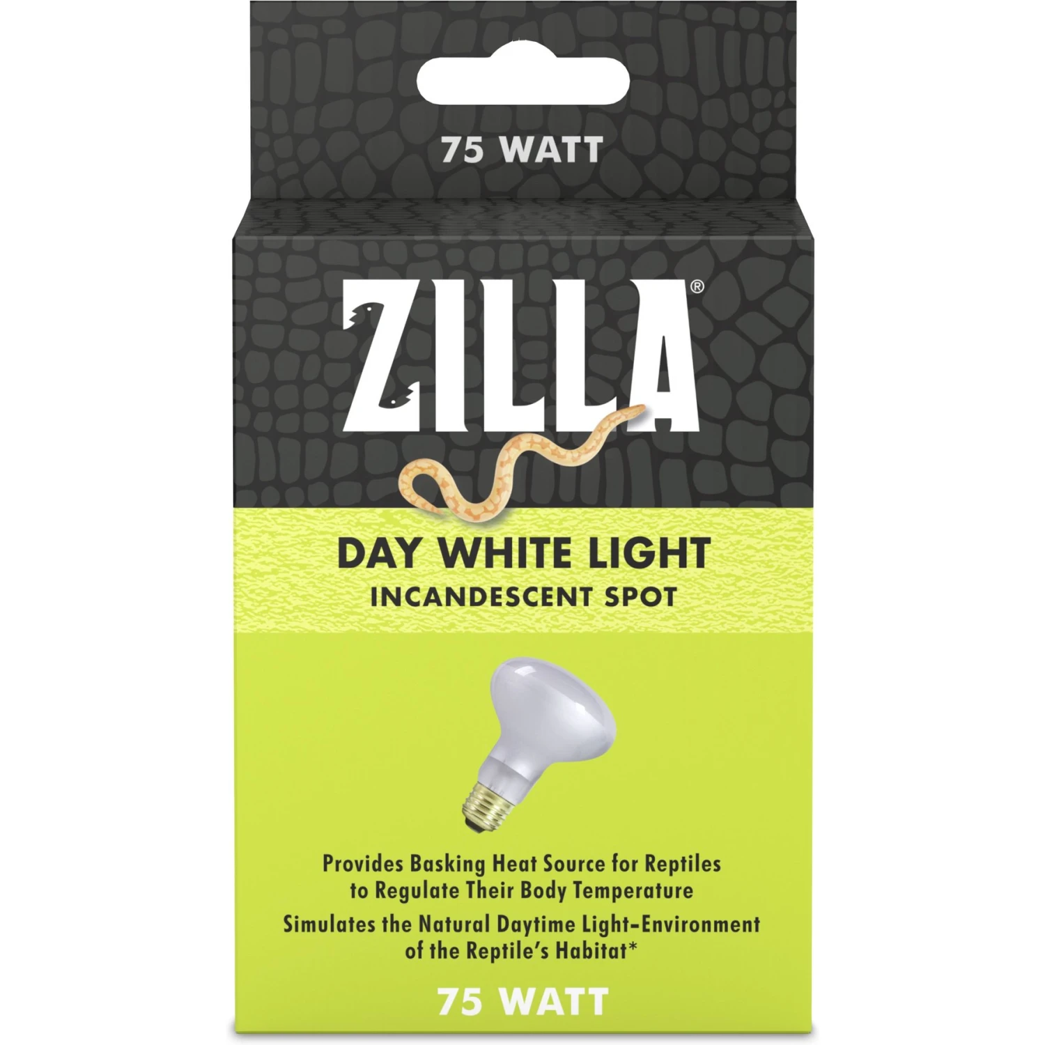 Zilla Day White Incandescent Reptile Terrarium Spot Lamp