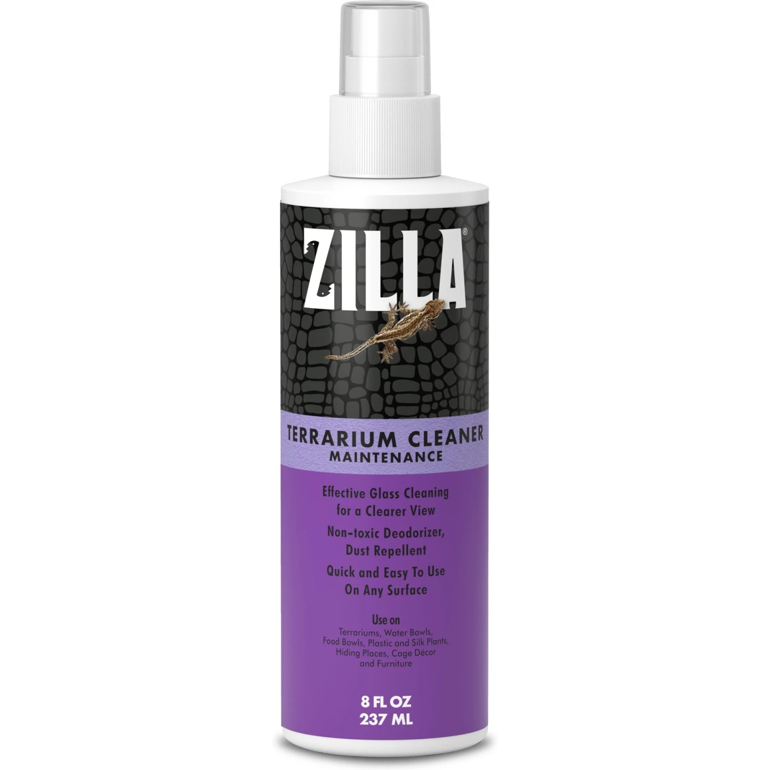 Zilla Reptile Terrarium Cleaner, 8-oz Bottle