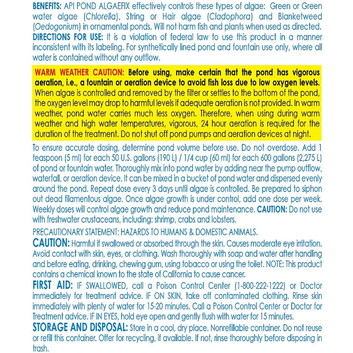 API Pond Accu-Clear Clarifier & API Pond Algaefix Algae Control Solution - Image 5