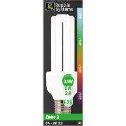 Reptile Systems Compact UVB Pro Forest Reptile Basking Lamp, 23-watt