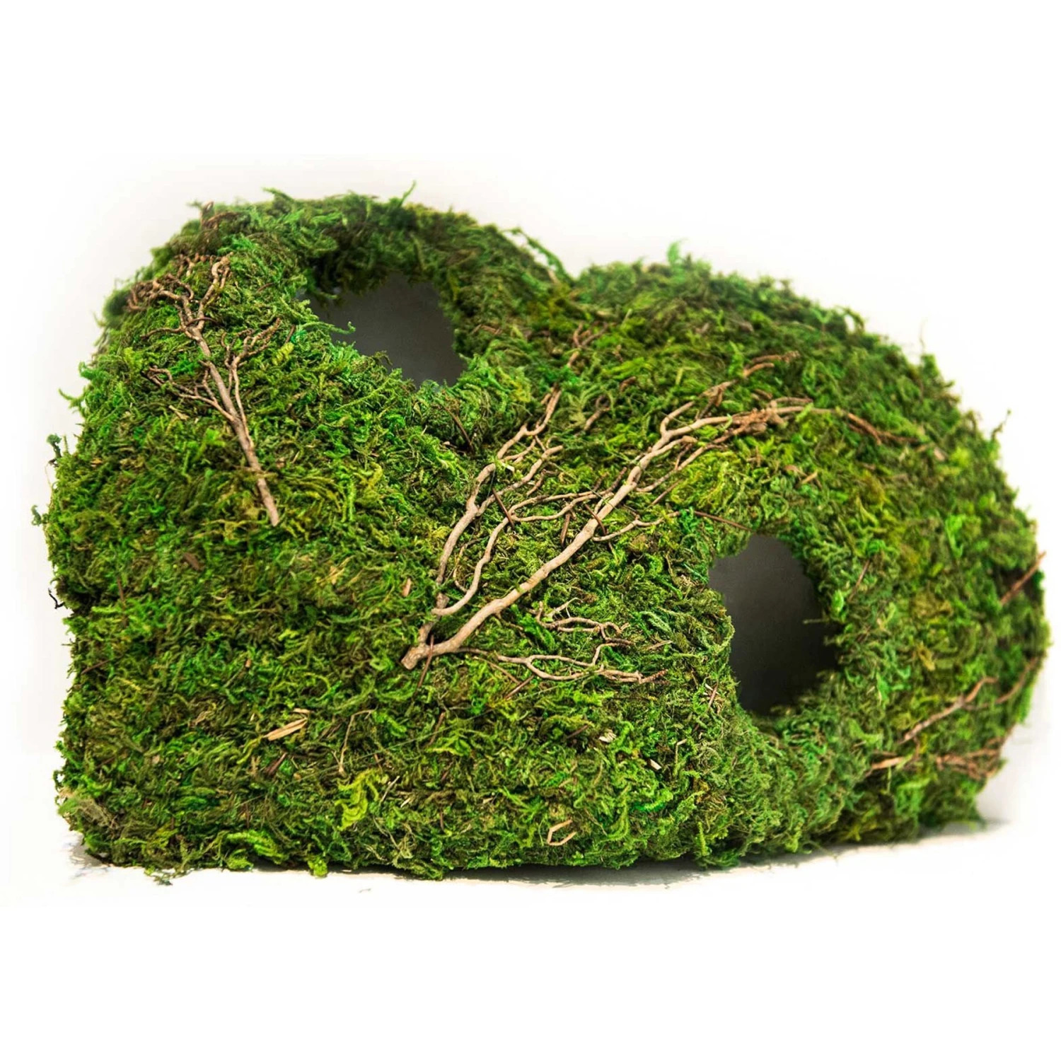 Galapagos Sapa Corner Hideout Reptile Terrarium Accessory, Fresh Green - Image 6