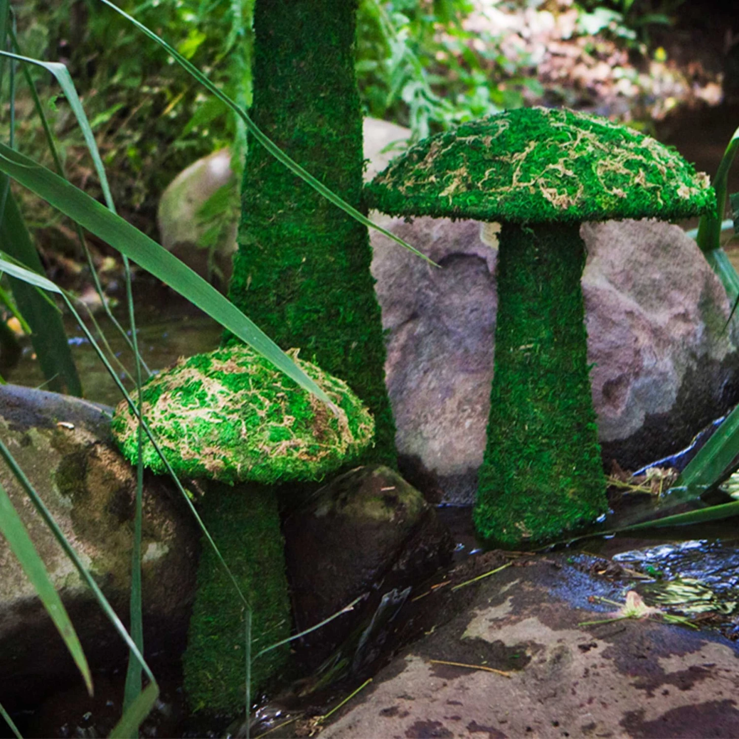 Galapagos Moss Mushroom Reptile & Amphibian Terrarium Accessory, Fresh Green - Image 3