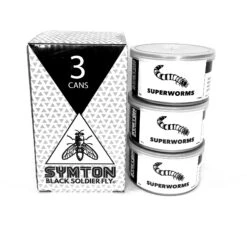 Symton Superworms Canned Reptile Treats, 35-g, Count Of 3