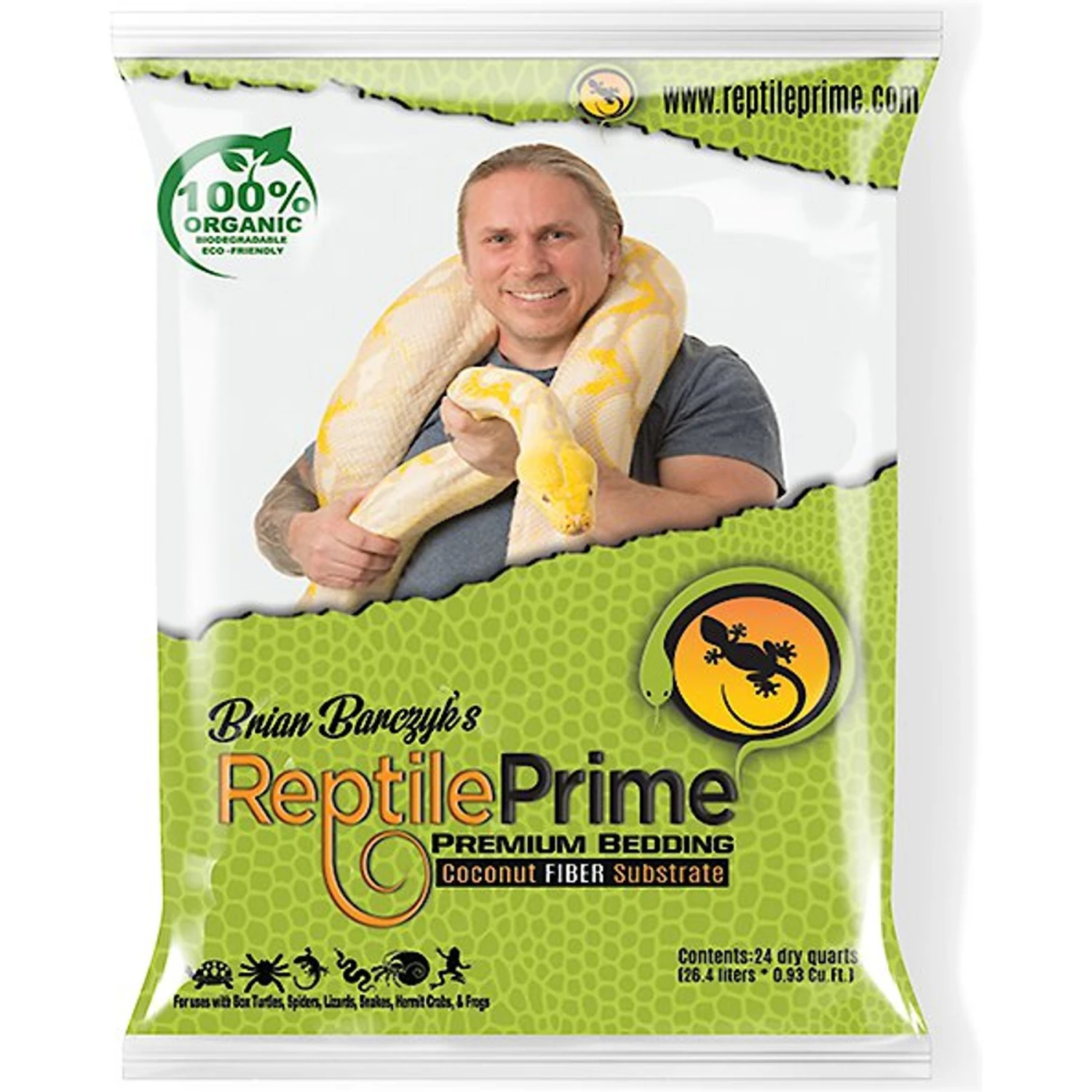 Reptile Prime Coconut Fiber Reptile Substrate, 24-qt Bag