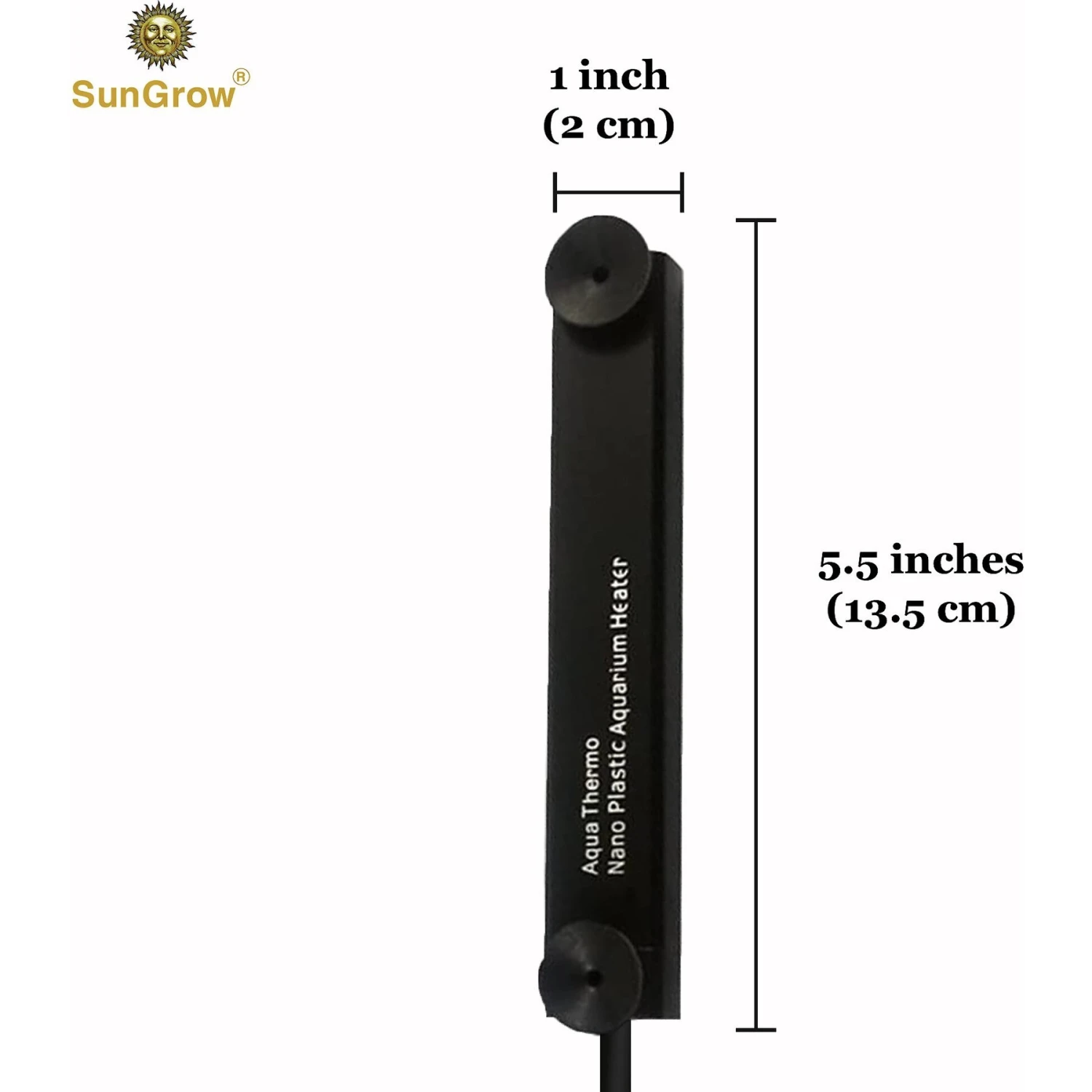 SunGrow Betta & Turtle Submersible Aquarium Tank Water Heater With Thermostat, 10-watt, Up To 5-gal - Image 6