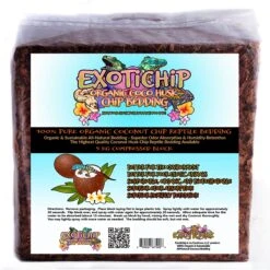 Exoticare Exotichip Coco Husk Chip Reptile Bedding, 11-lb Bag