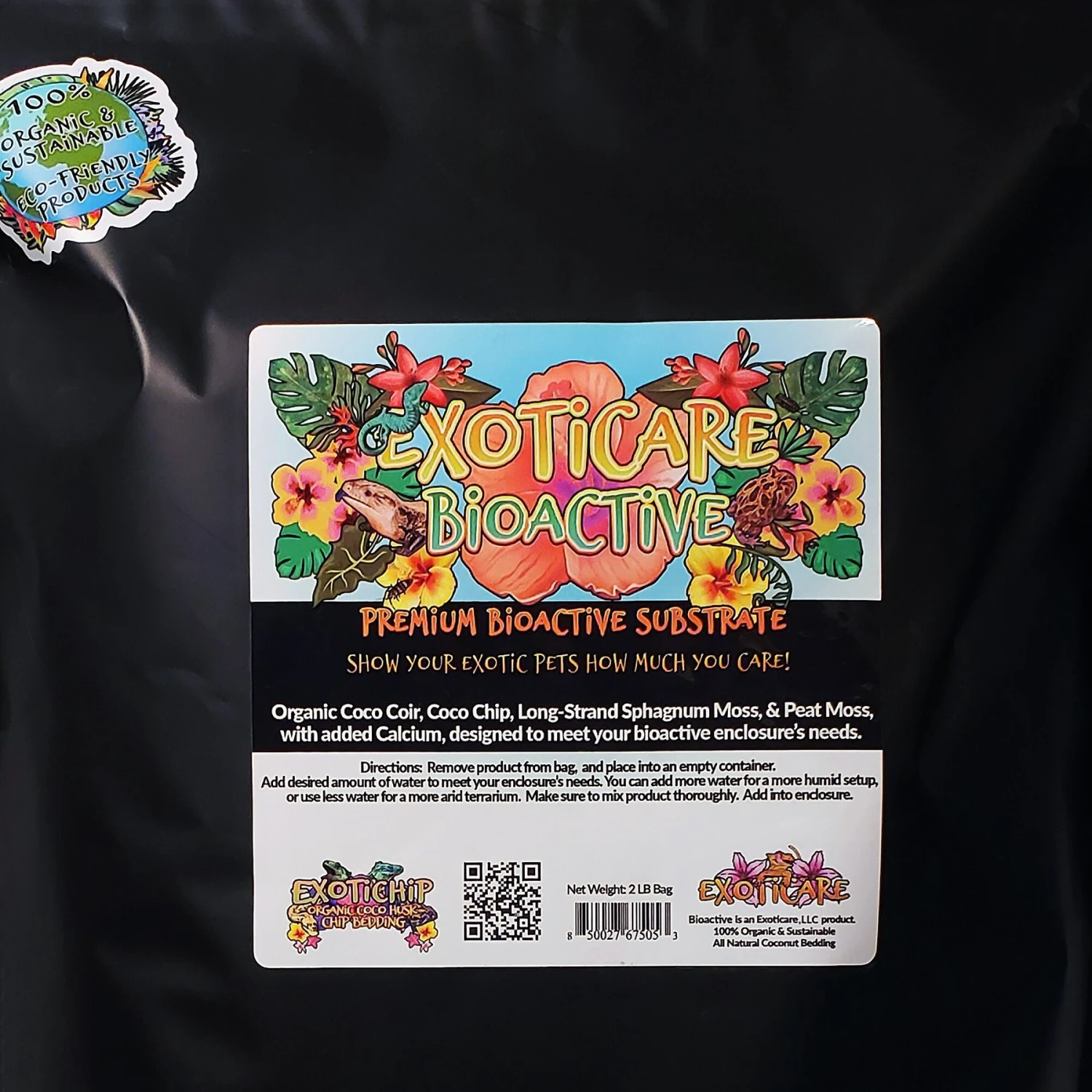 Exoticare Premium Bioactive Reptile Substrate, 2-lb Bag - Image 5