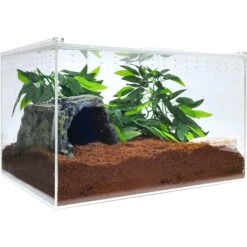 HerpCult Acrylic Clear-Top Reptile Habitat, 8.3-gal