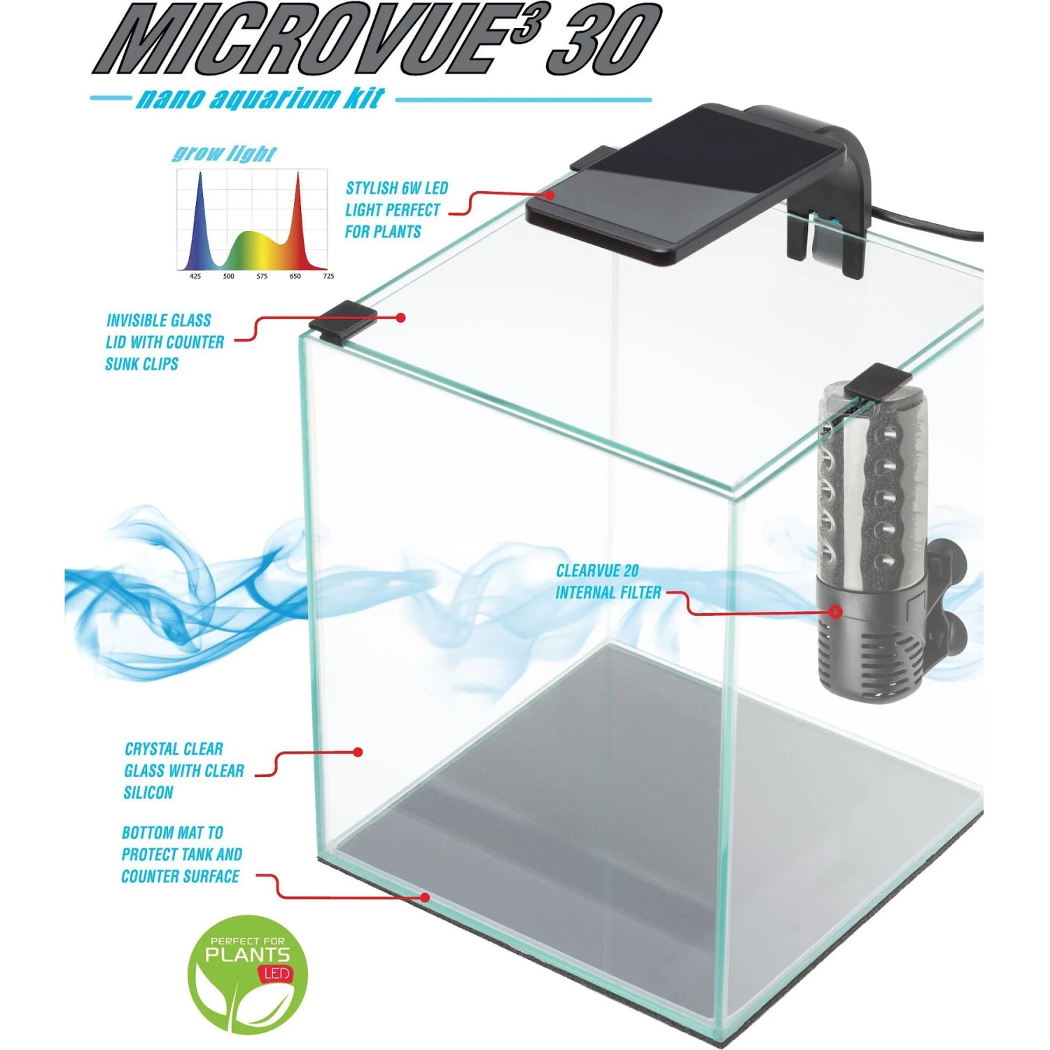 Cobalt Aquatics Microvue Aquarium Kit - Image 2