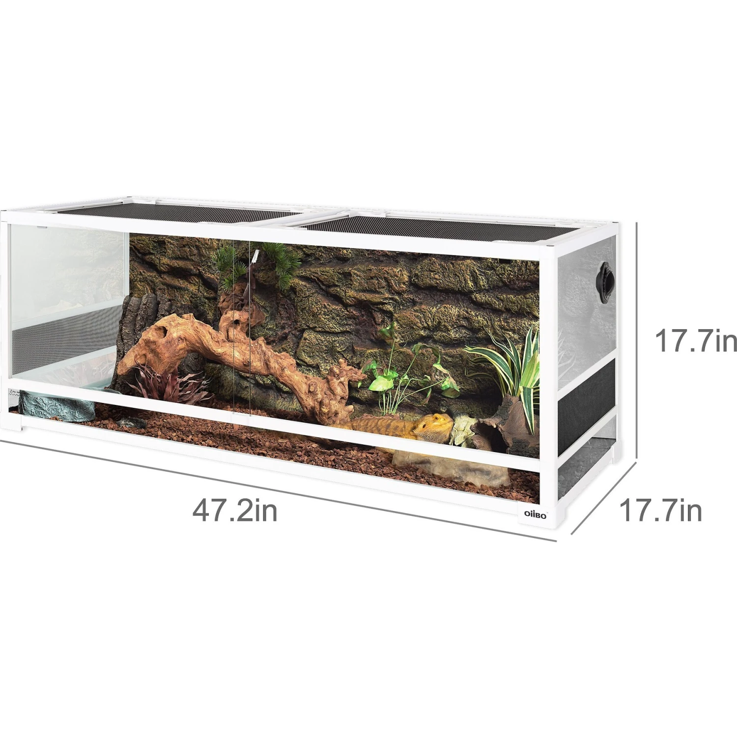 OiiBO Glass Screen Ventilation Reptile Terrarium - Image 4