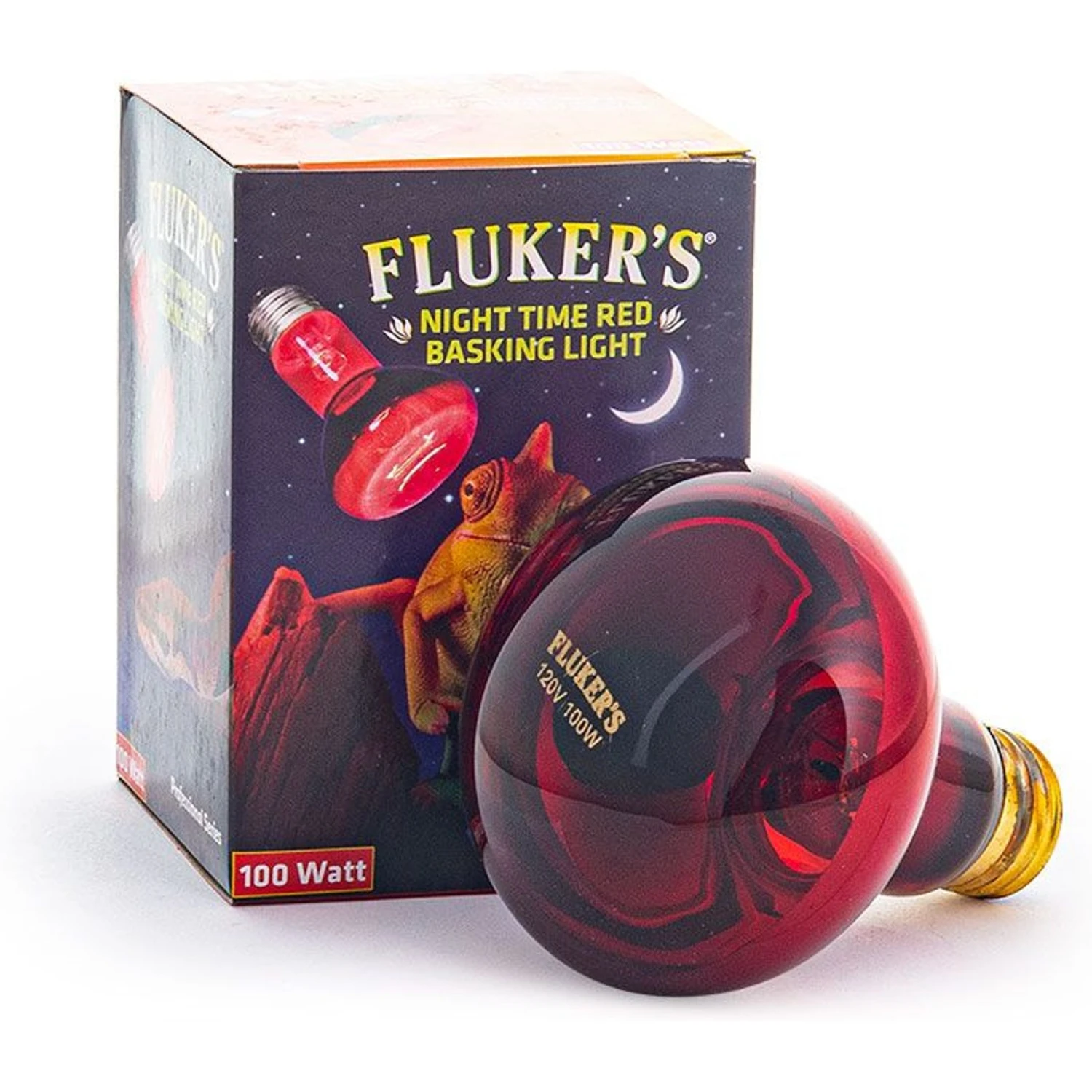 Fluker's Night Time Red Reptile Basking Light