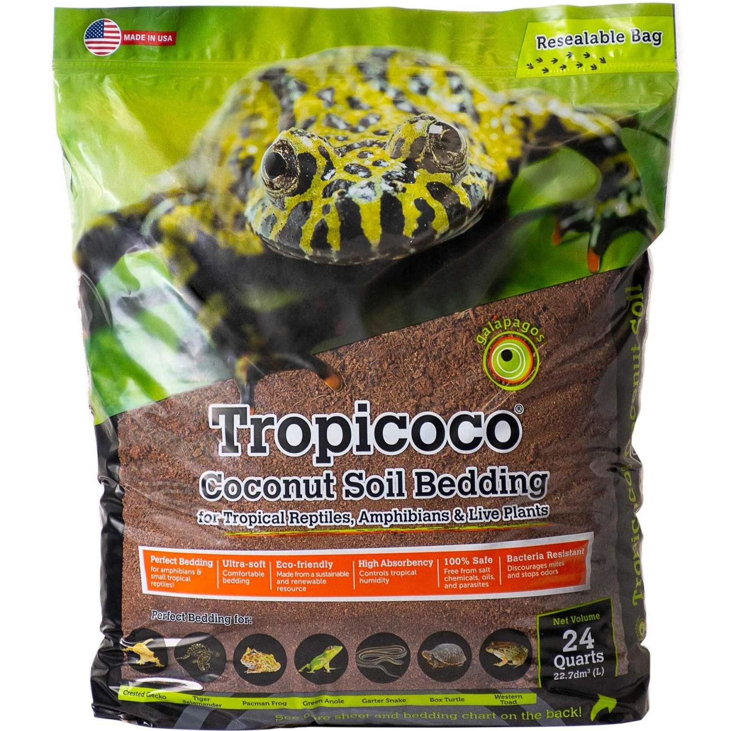 Galapagos Tropicoco Coconut Soil Reptile Bedding