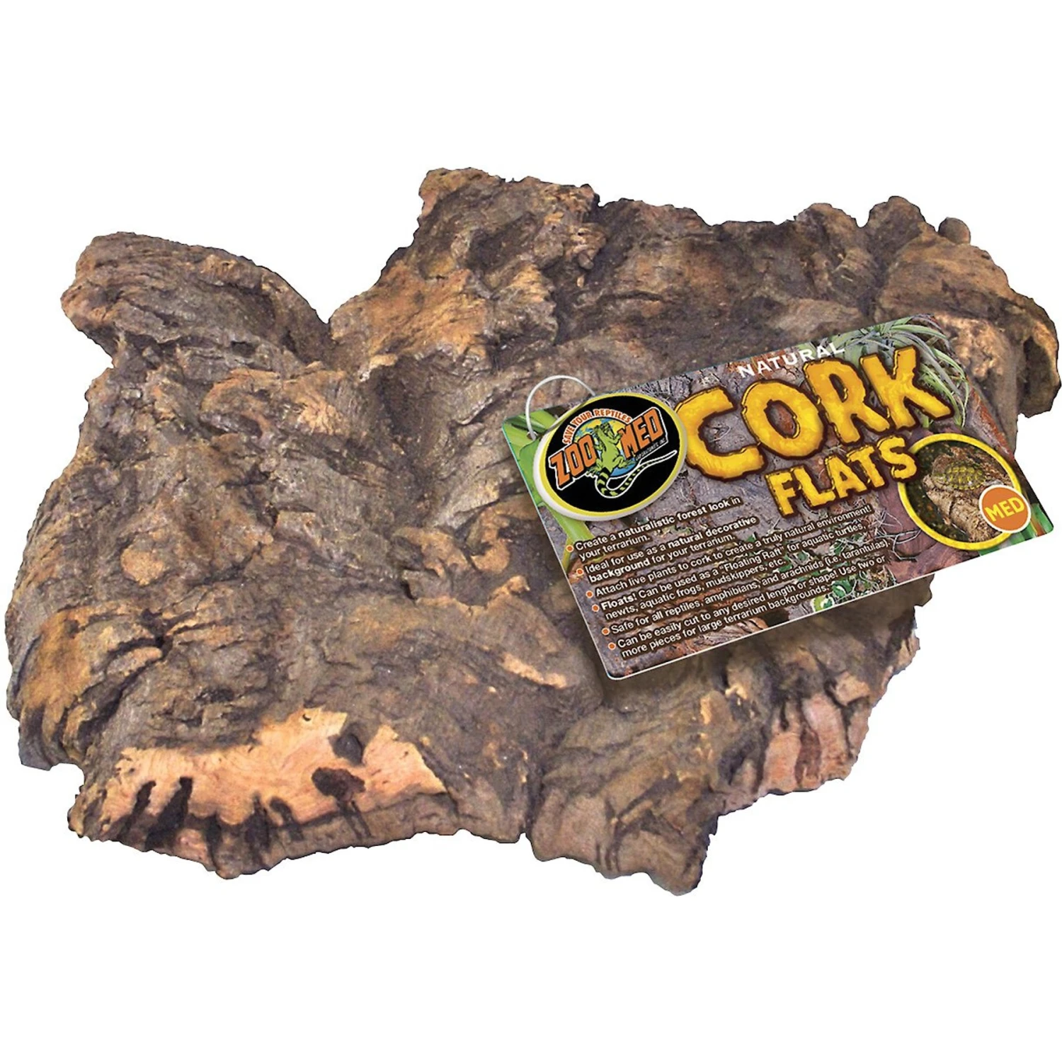 Zoo Med Natural Cork Flats Reptile Hideout